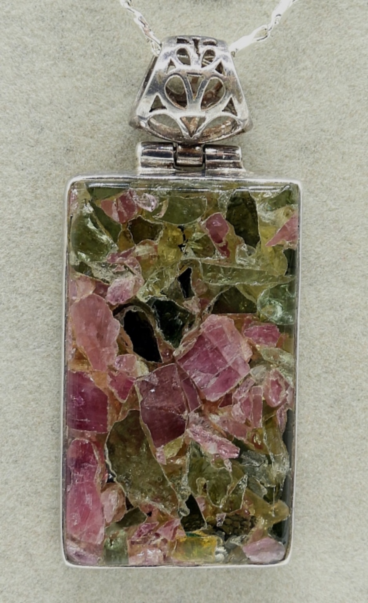 Sterling Kyanite, Tourmaline, Agate