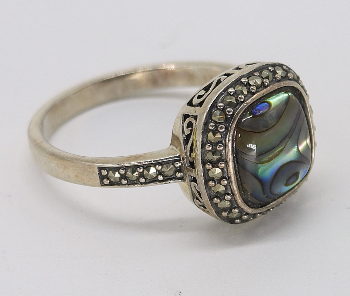 Native American, Abalone Necklace & Ring