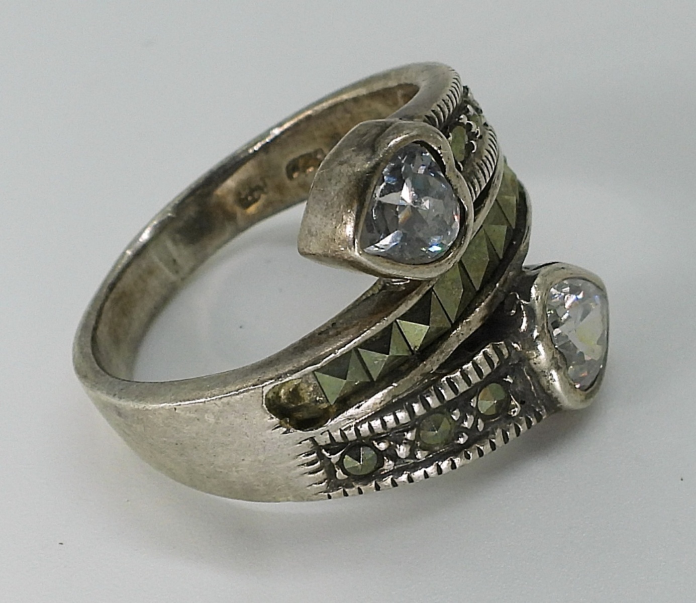 Sterling Marcasite Rings & Earrings