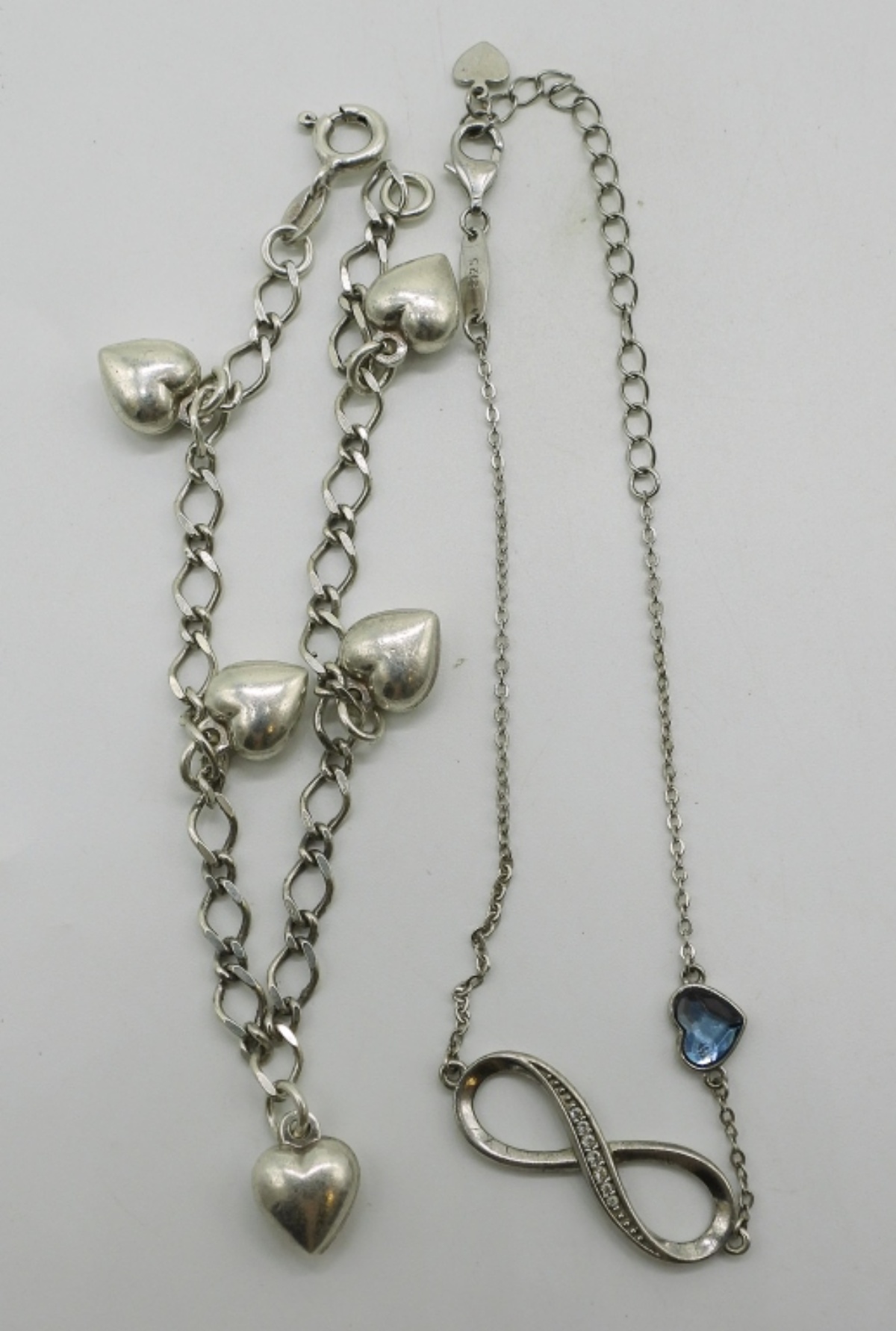 Sterling Heart Jewelry Lot