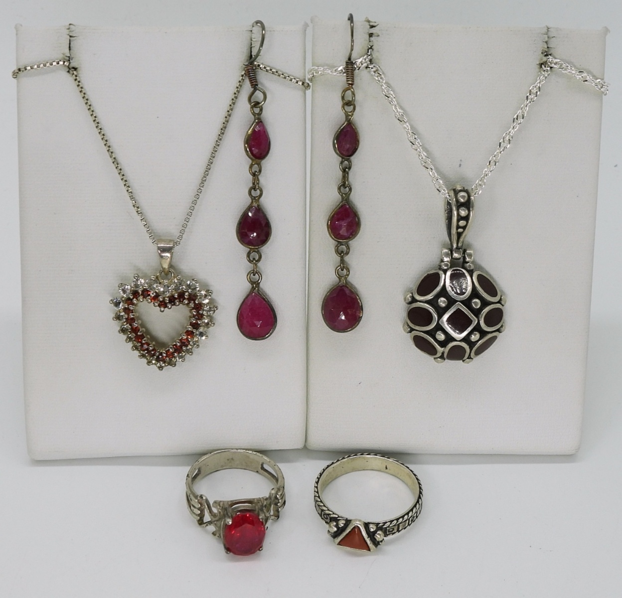 Carolyn Pollack Ring & More Red Gemstone Pieces