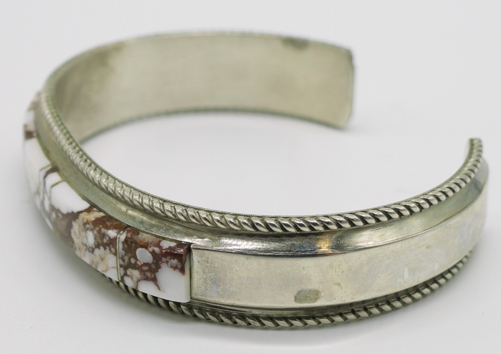 Sterling Inlay Cuff, Ring & Earrings