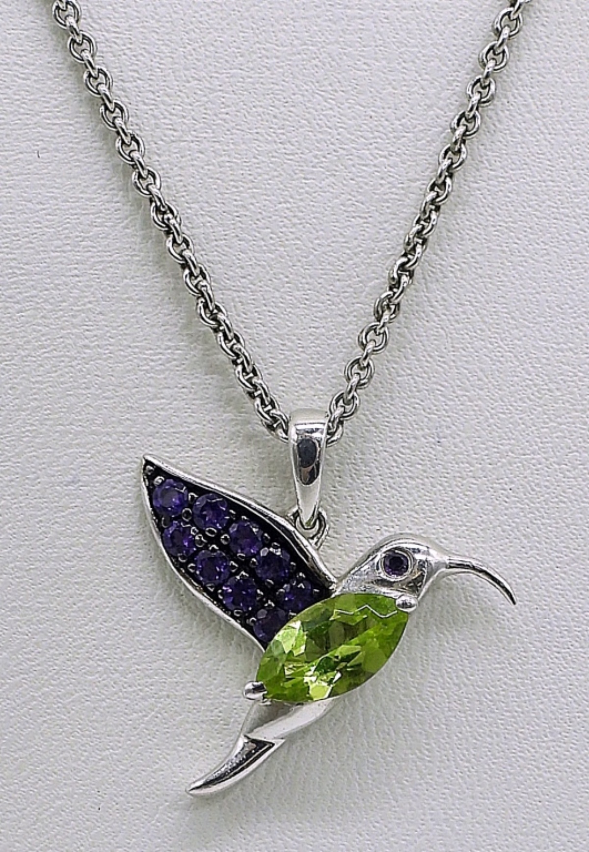 Three Sterling Animal Pendant Necklaces