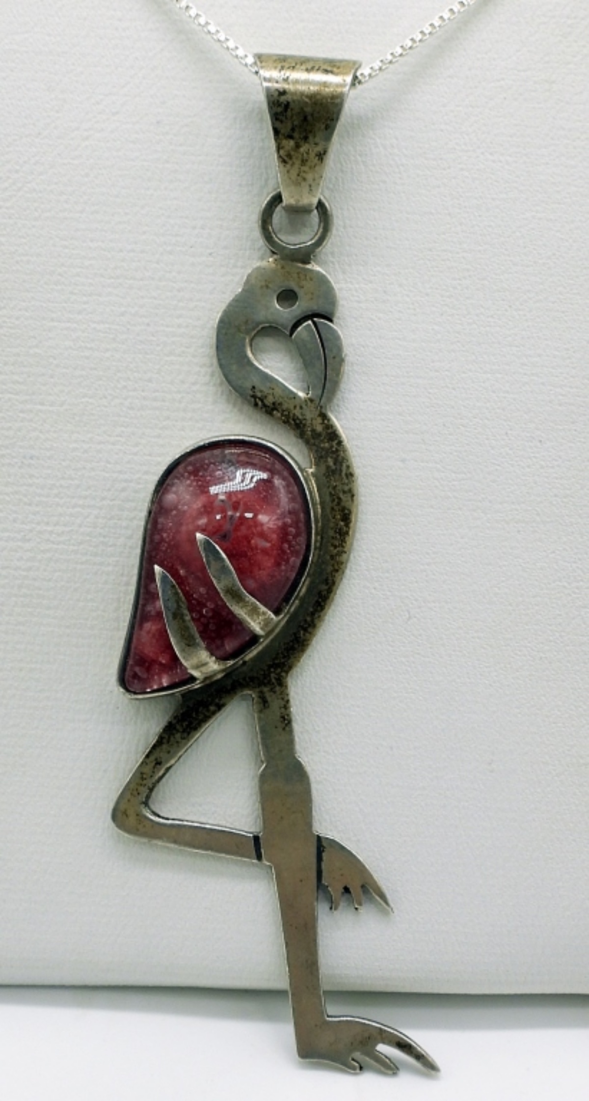 Three Sterling Animal Pendant Necklaces