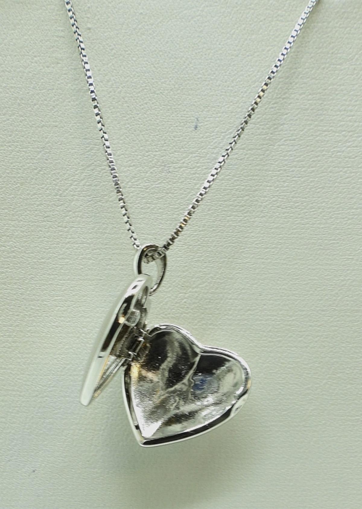 Three Sterling Heart Necklaces