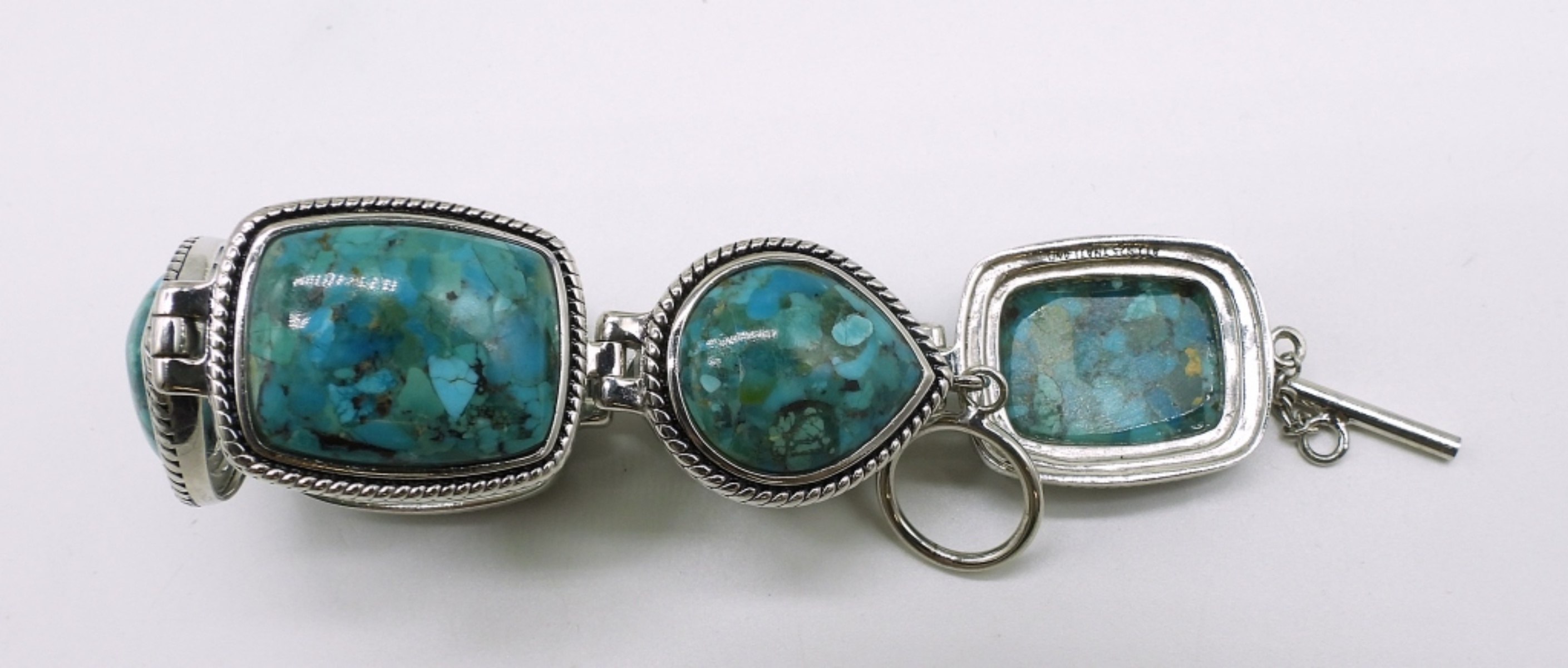 Thailand Turquoise Necklace, Bracelet Set