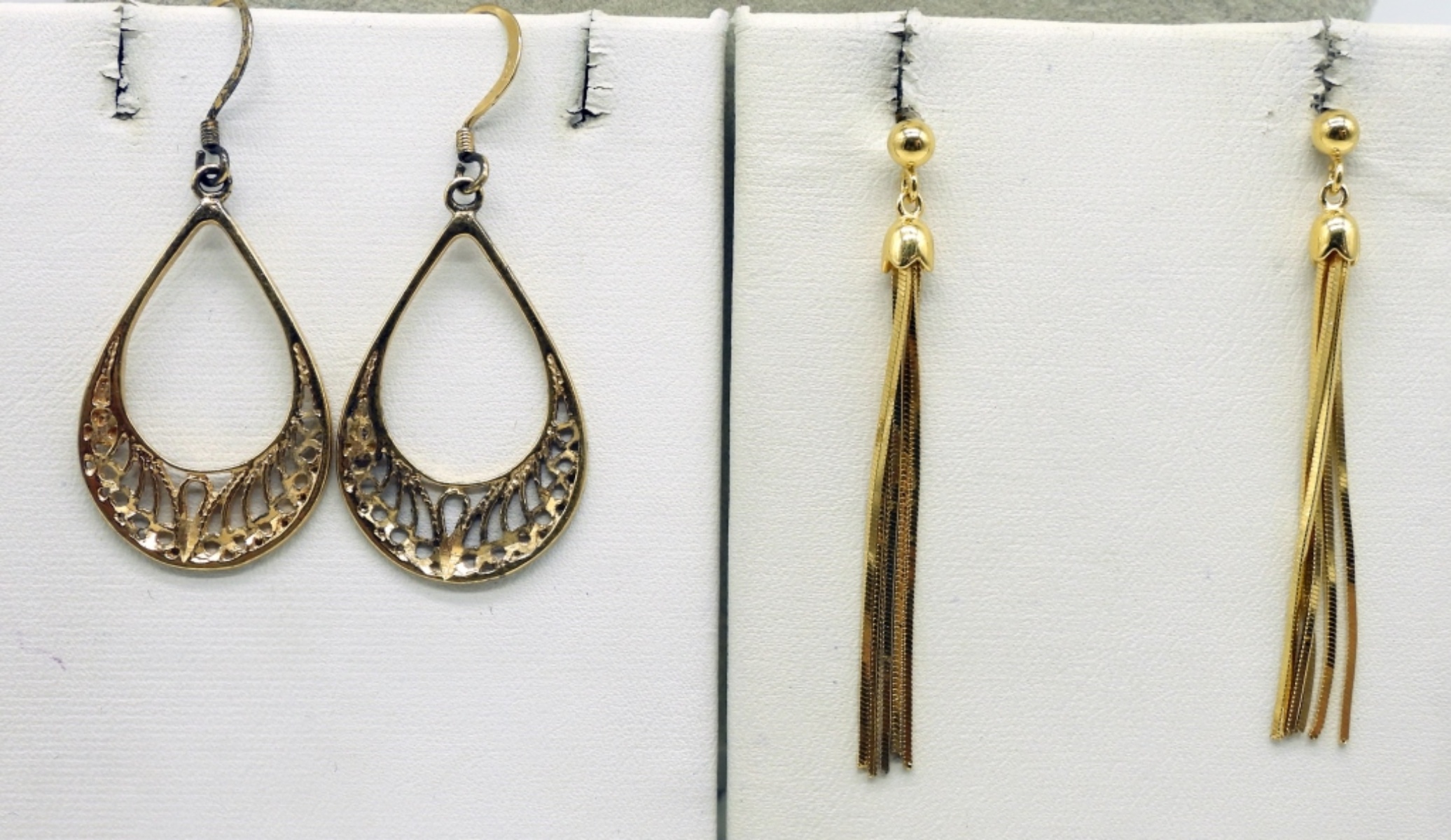 Four Piece Gold Tone Sterling Lot