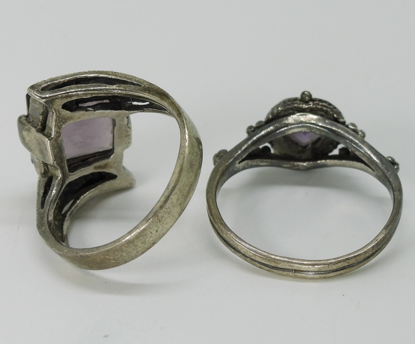 Amethyst Pendant, Rings & Earrings in Sterling