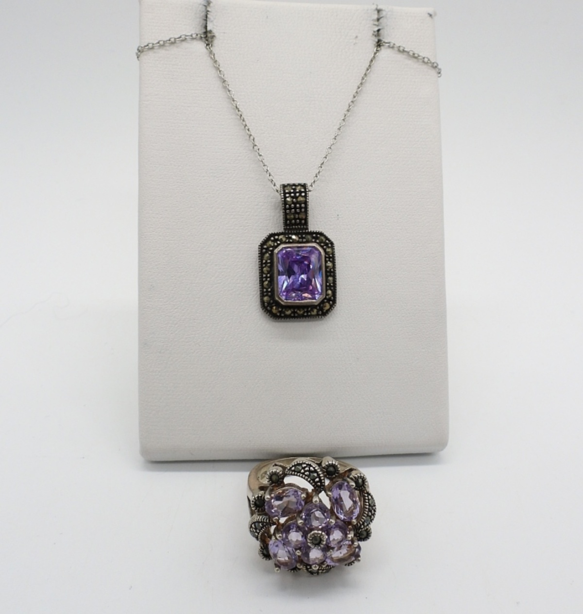 Gorgeous Amethyst Necklace & Ring