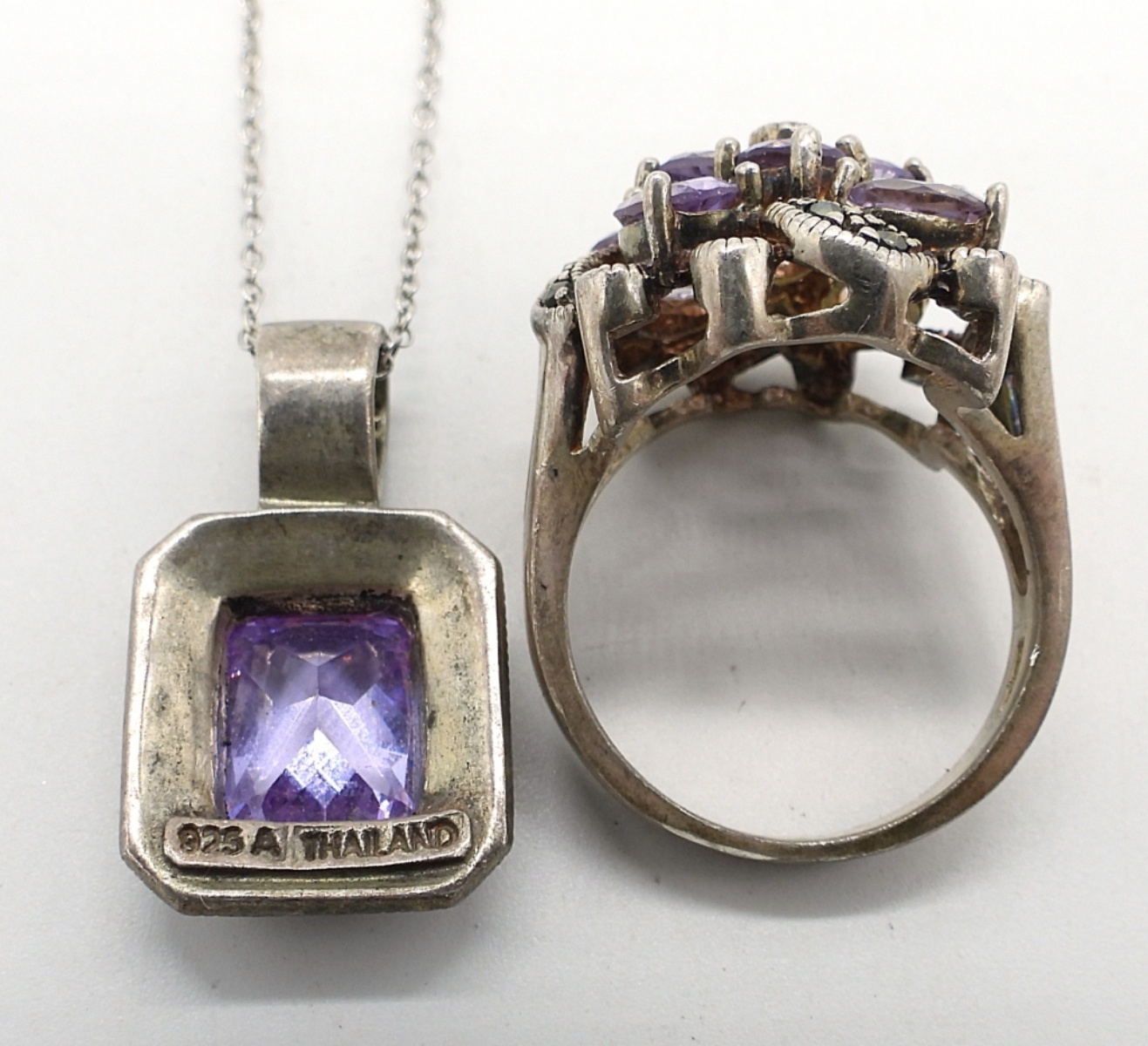 Gorgeous Amethyst Necklace & Ring