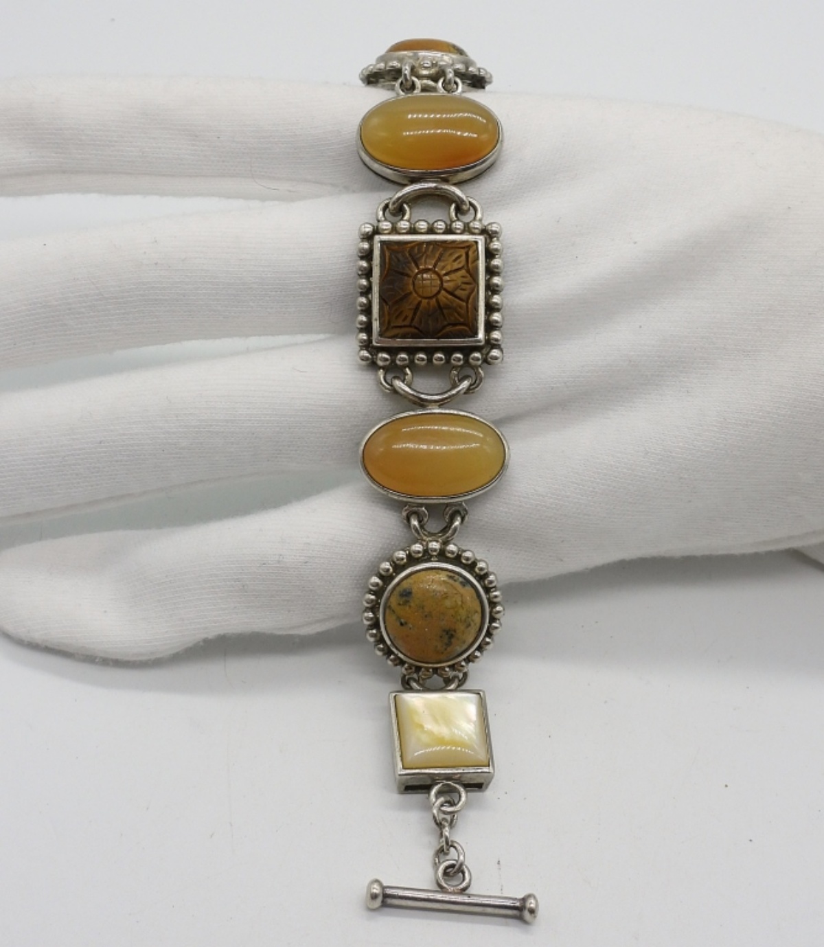 Whitney Kelly Tigers Eye 925 Bracelet