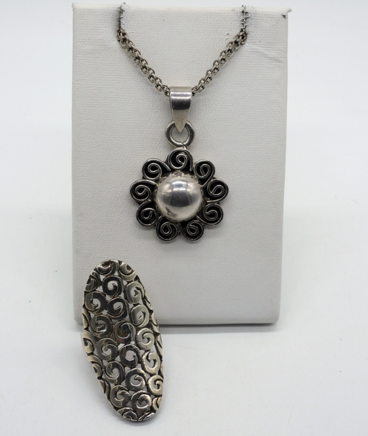 Taxco 925 Necklace & Fashion Ring