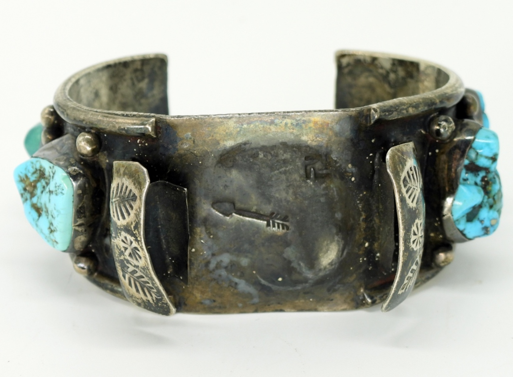Navajo Sterling & Turquoise Watch Cuff
