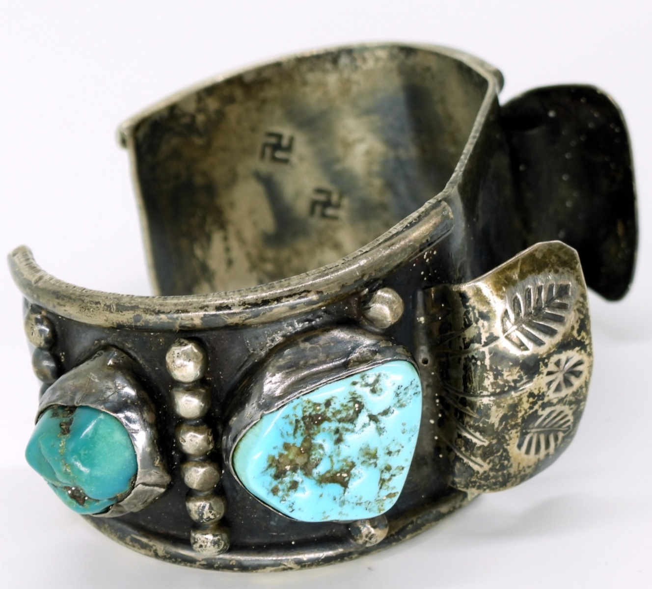 Navajo Sterling & Turquoise Watch Cuff