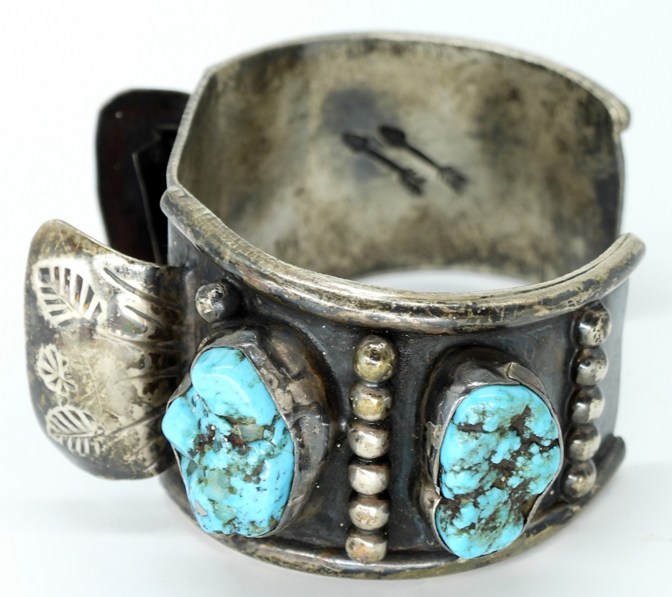 Navajo Sterling & Turquoise Watch Cuff