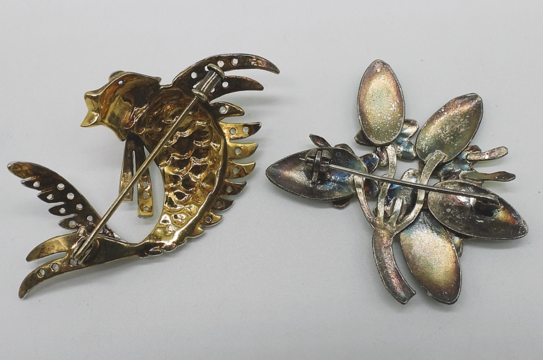 Two Sterling Enamel Pins