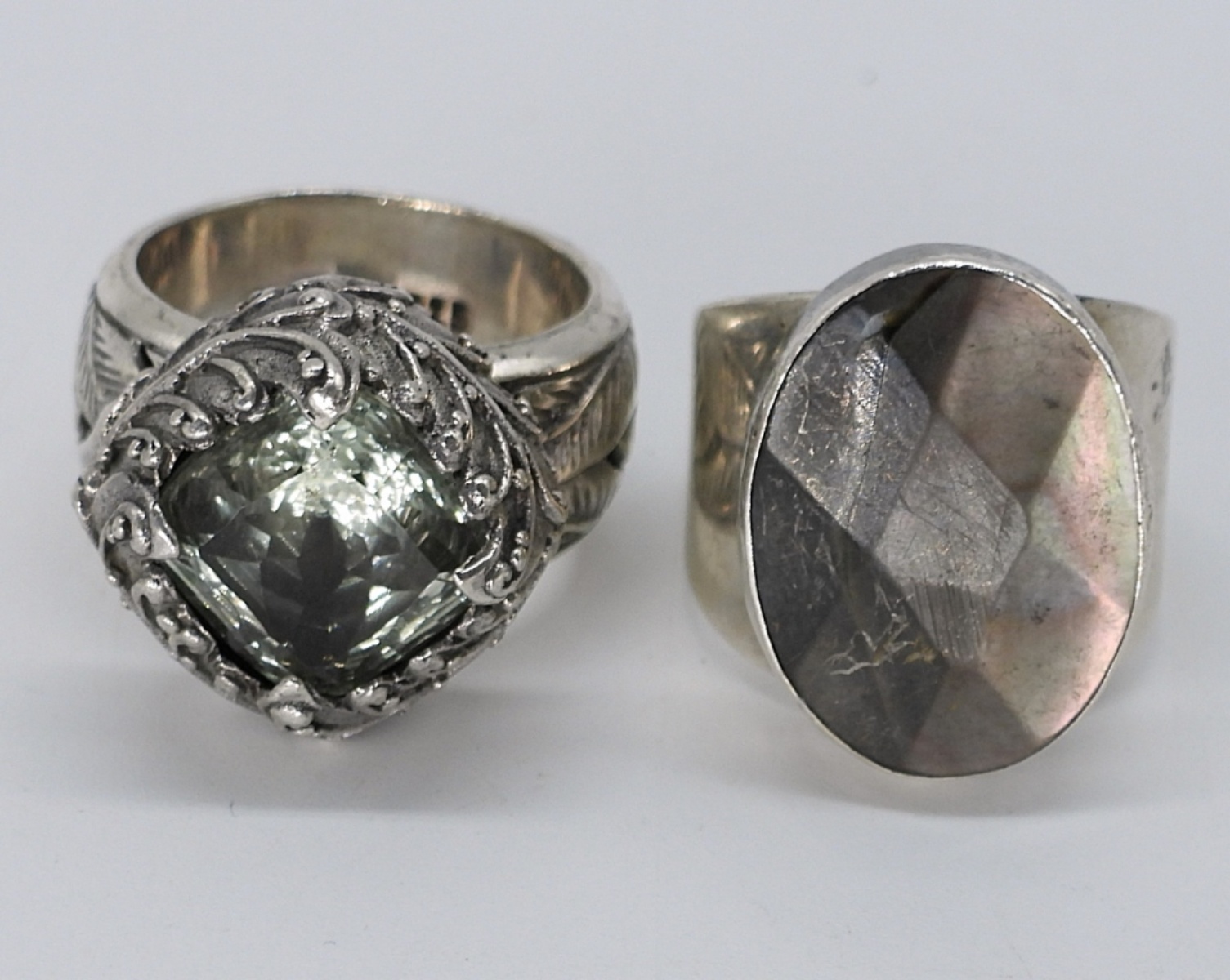 DTR & Sarda Sterling Rings with Gemstones