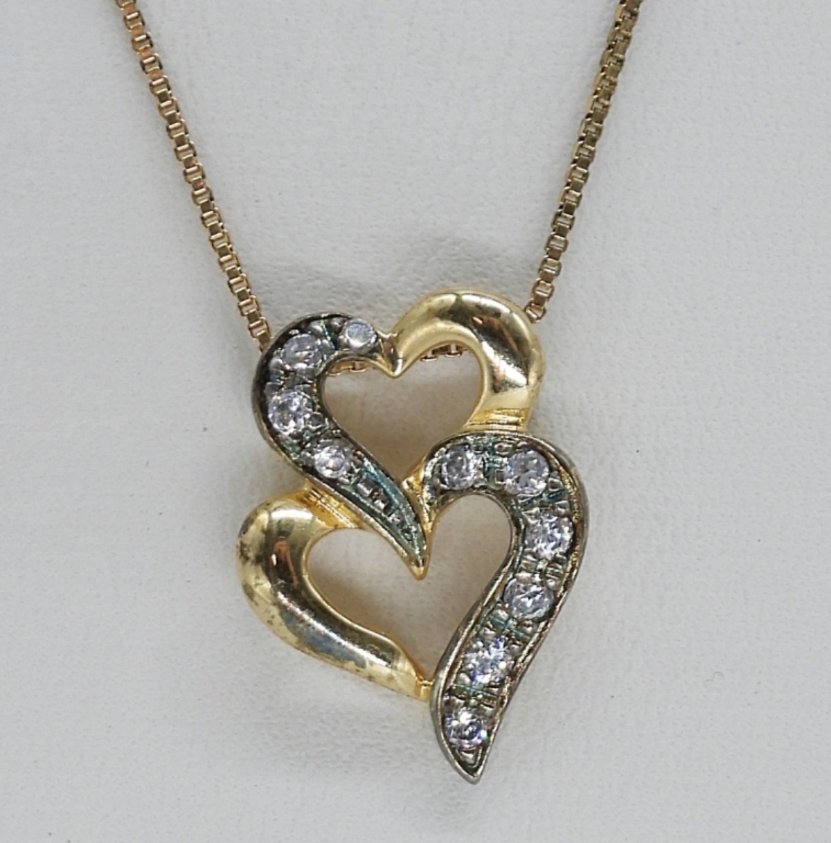 Gold Tone Sterling Necklaces and Ring