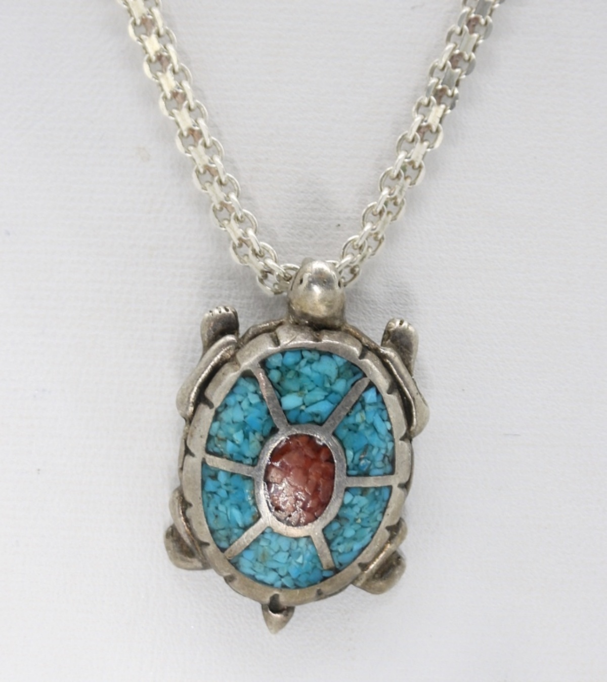 Turquoise Turtles, Sterling Ring & Necklace
