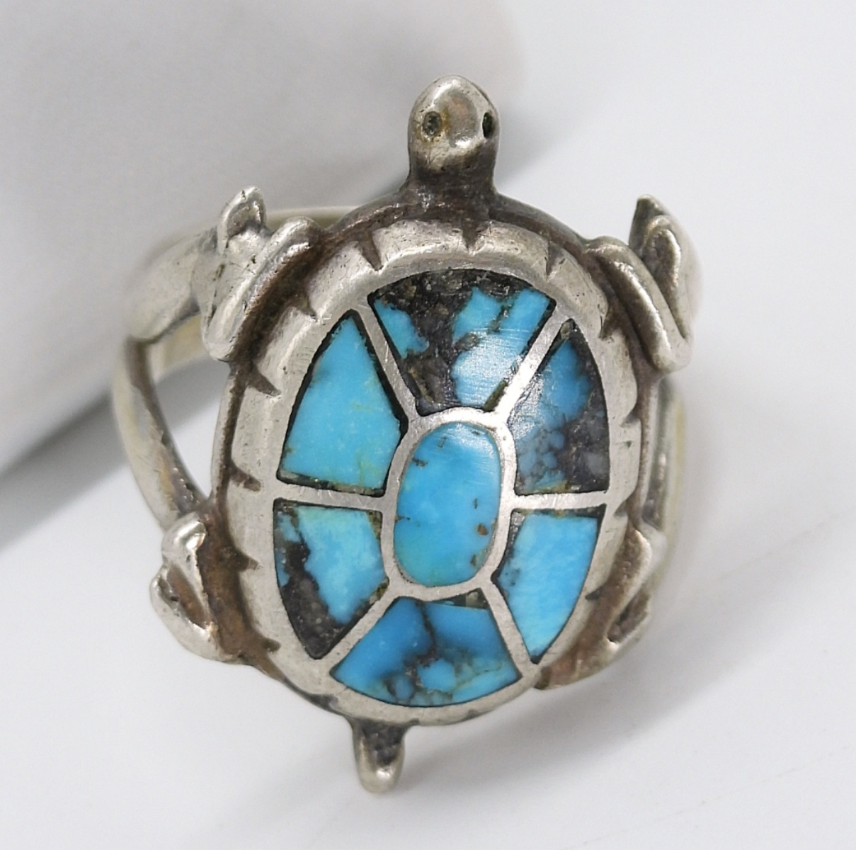 Turquoise Turtles, Sterling Ring & Necklace