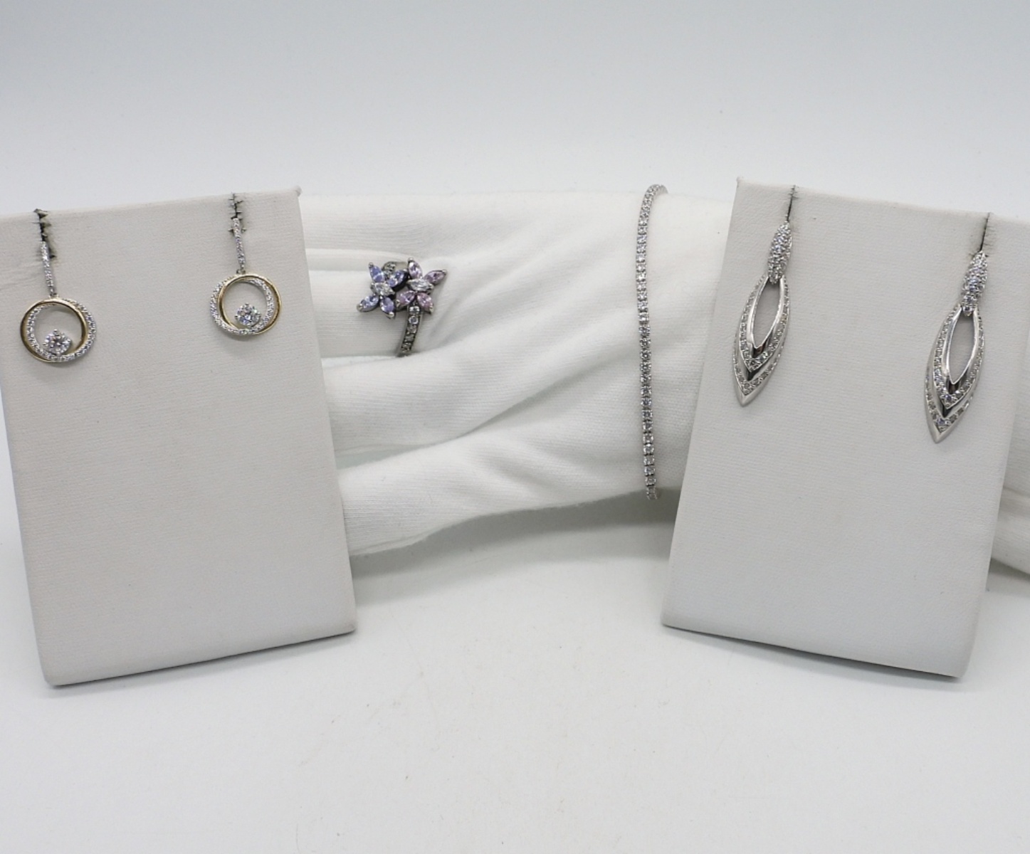 Simulated Diamond 925 Set