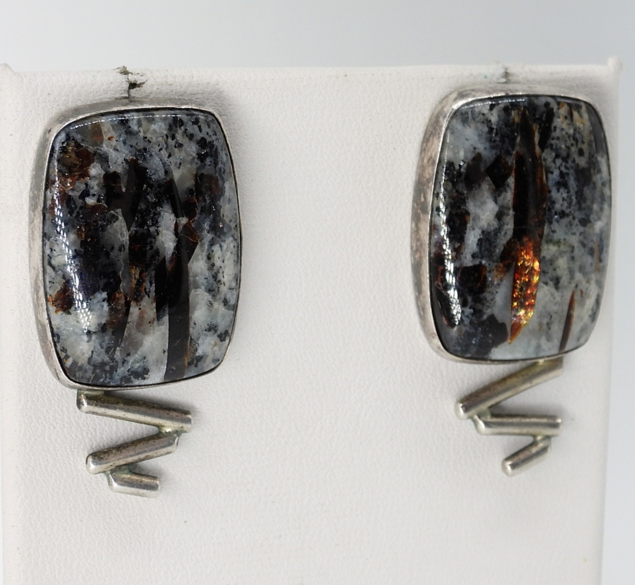 Jay King, Astrophyllite Pierced Earrings 925
