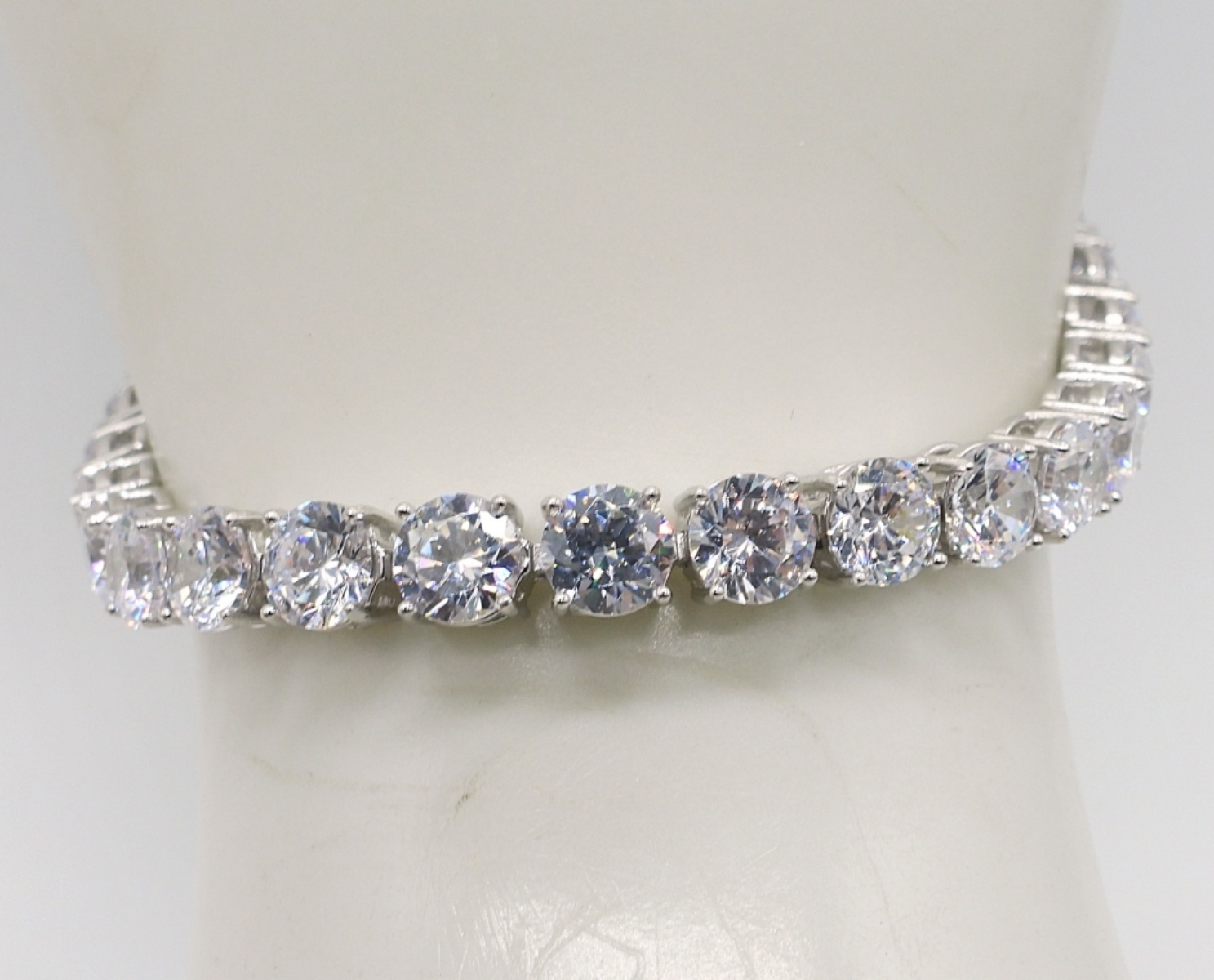 Simulated Diamond 925 Rings & Bracelet