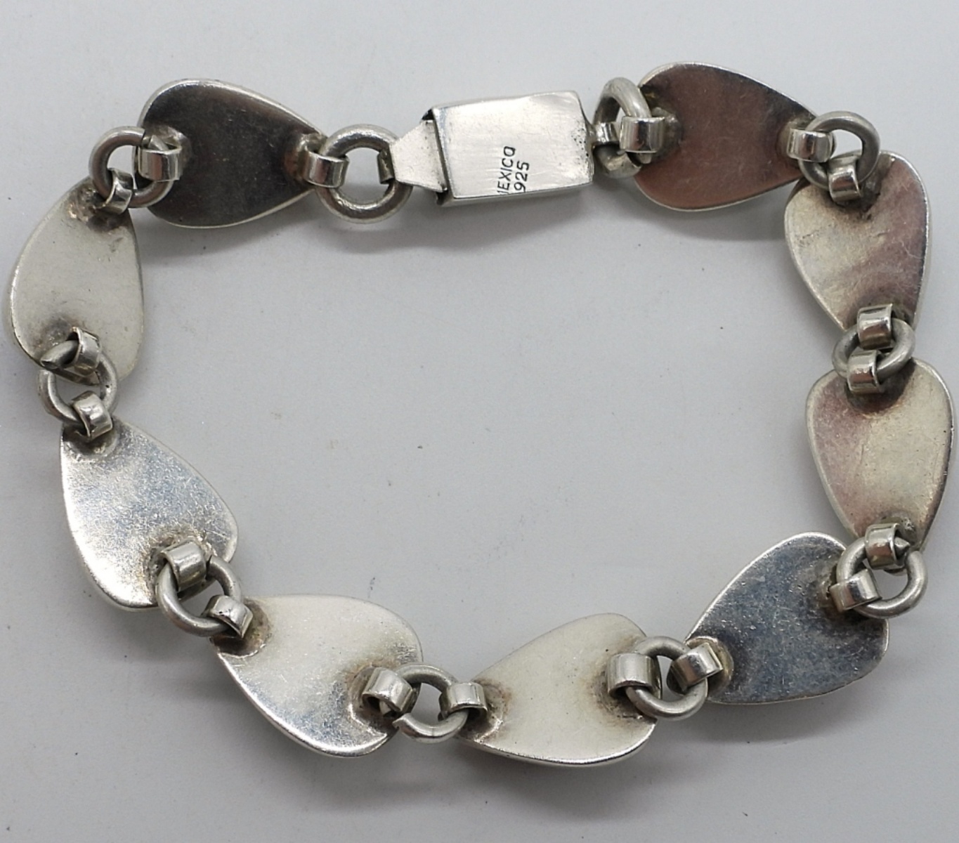 Mexico Sterling Multi Gemstone Bracelet