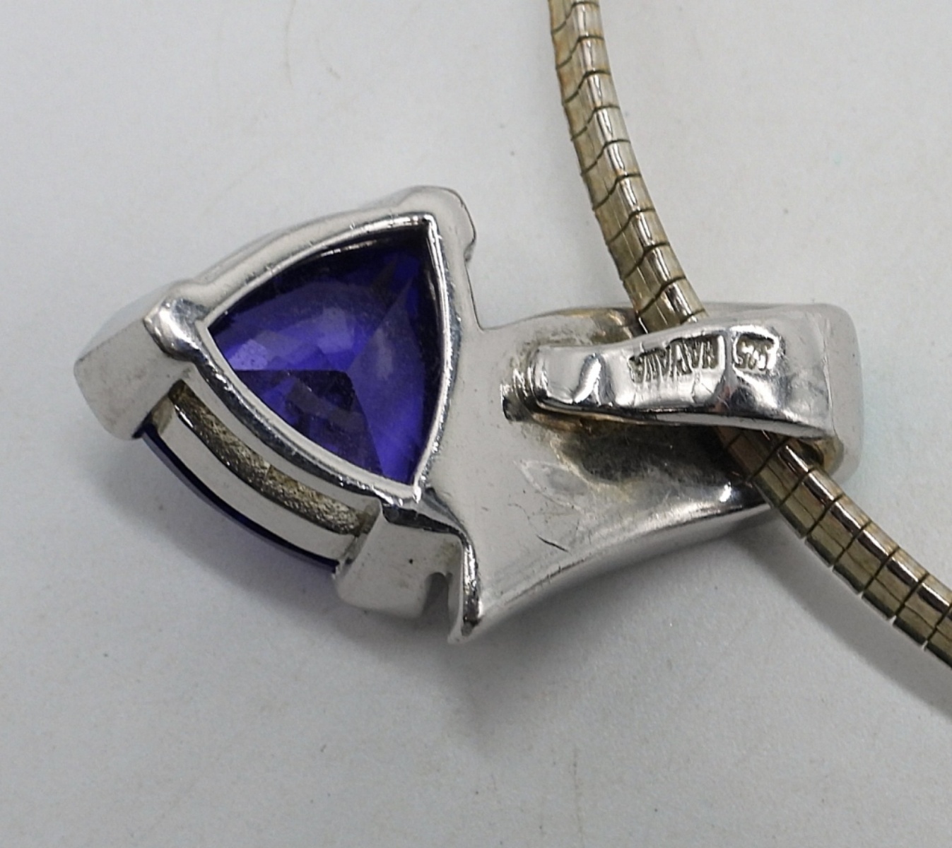 Amethyst & Opal Sterling Necklace Earring Set