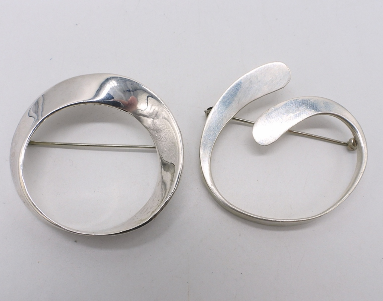 Taxco 925 Spiral Pin & Round Pin