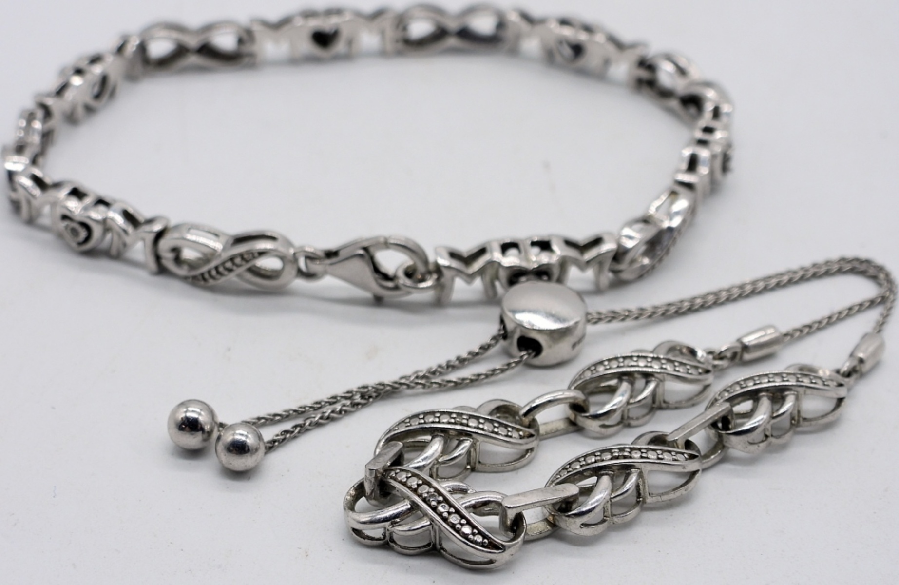 Diamond Infinity Hearts 925 Set
