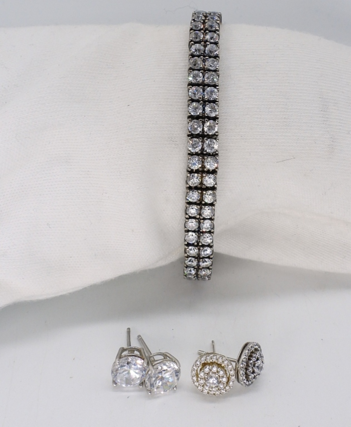 Gorgeous Simulated Diamond Earrings & More