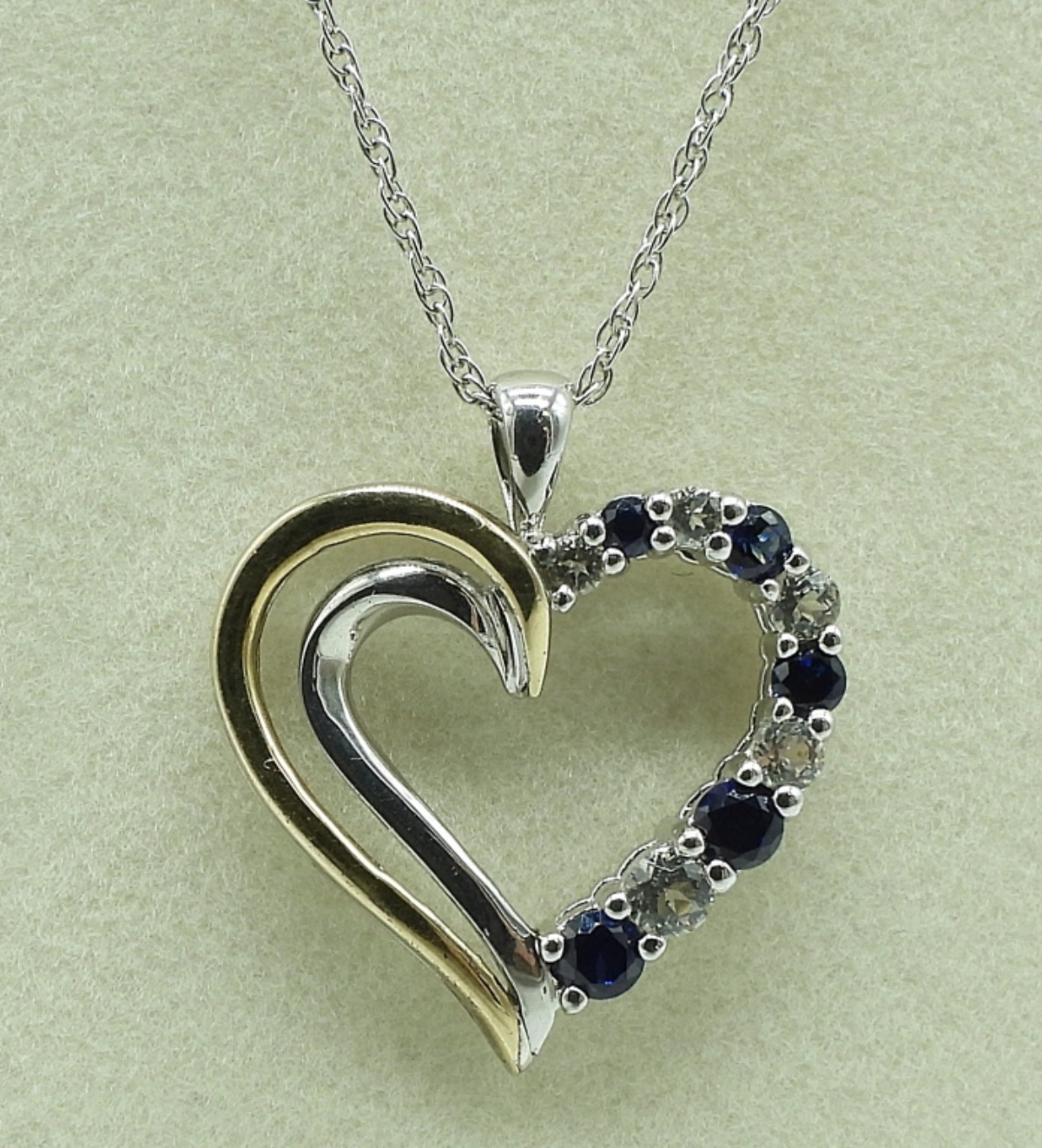 Multi Gemstone 925 Heart Necklace & Bracelet