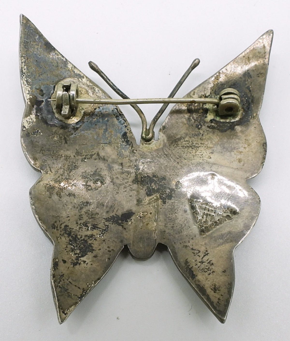 Vintage Abalone Butterfly Brooch