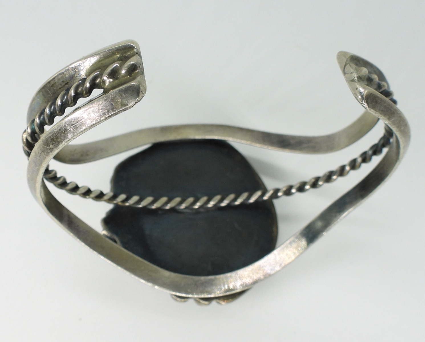 Gorgeous Sterling Cuff with Large Turquoise