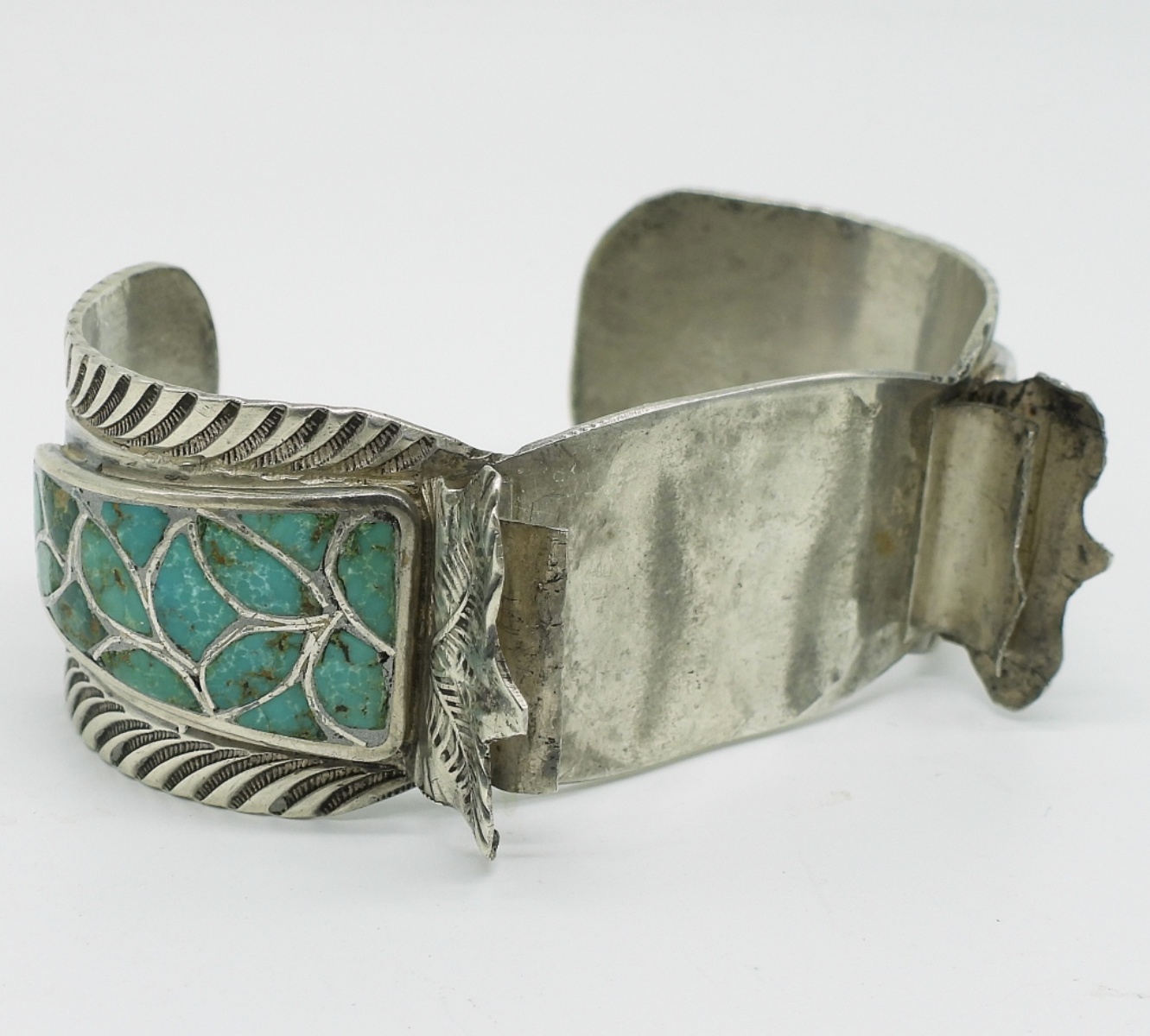 Navajo Sterling Watch Cuff Bracelet