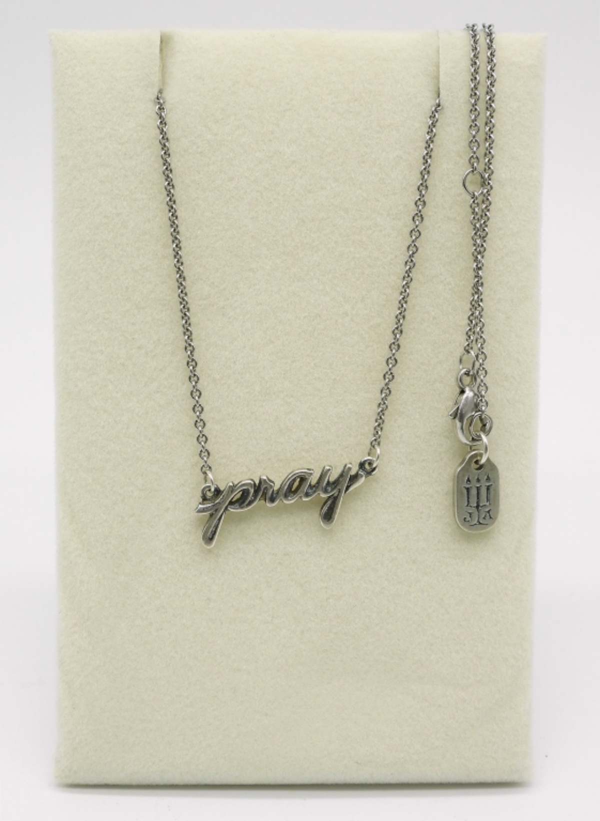James Avery "Pray" Necklace, Sterling