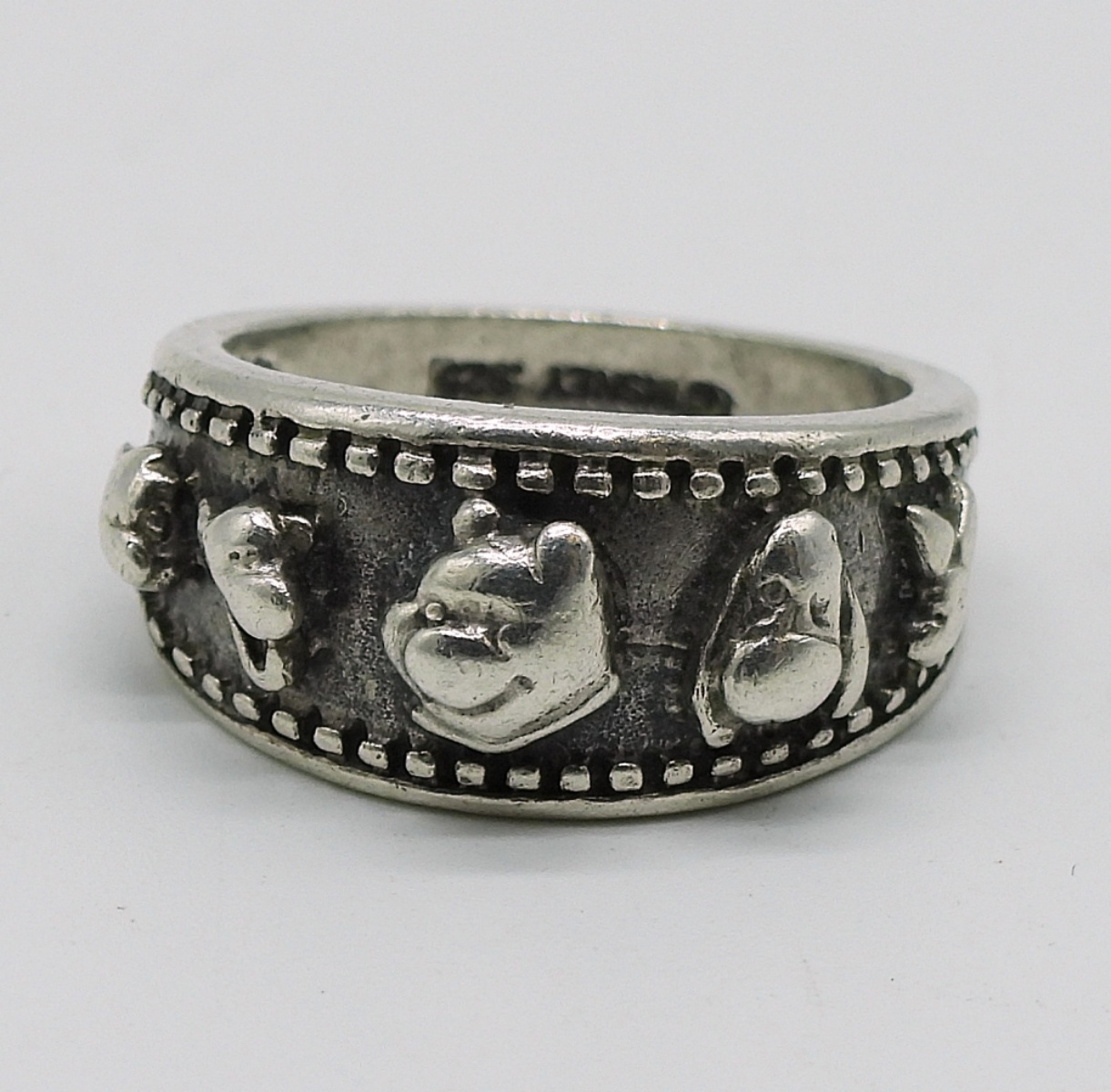 Vintage Disney Pooh & Friends Sterling Ring