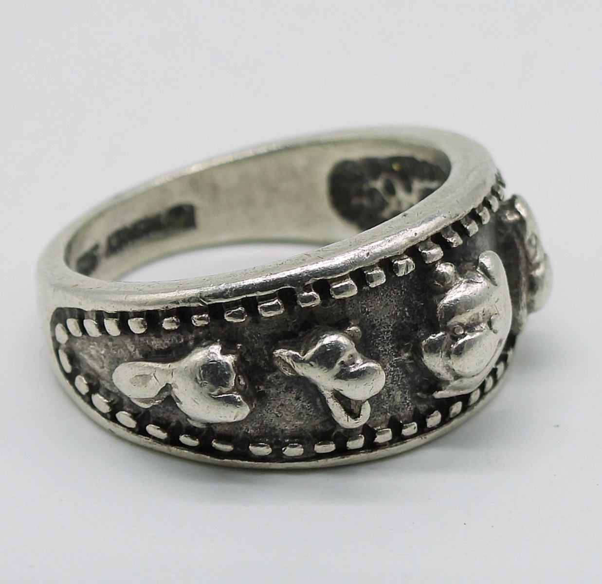 Vintage Disney Pooh & Friends Sterling Ring
