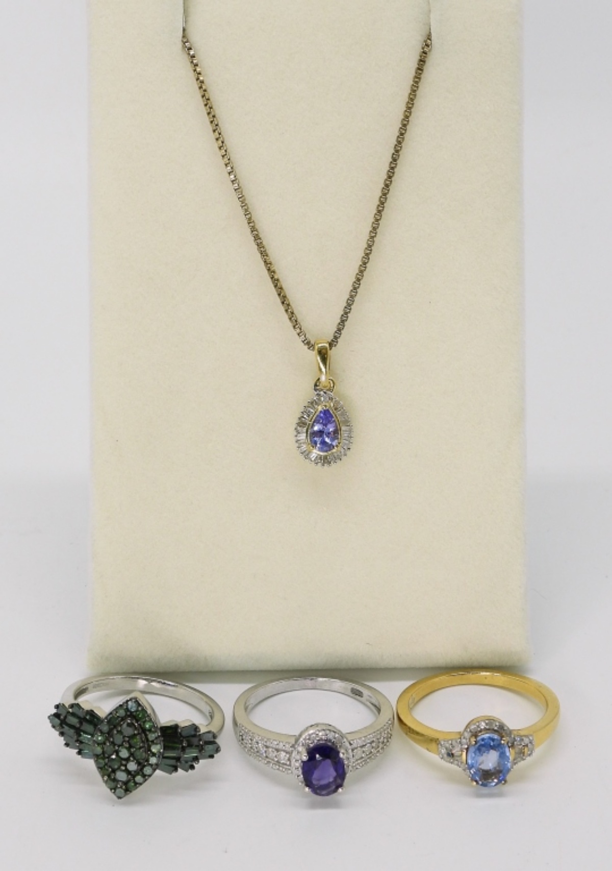 Incredible Gemstone & Diamond Rings, Necklace