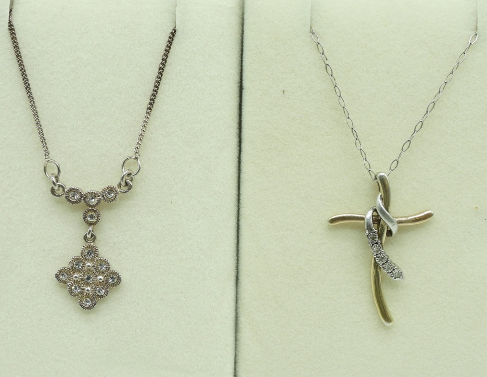 Four Sterling Fashion Necklaces