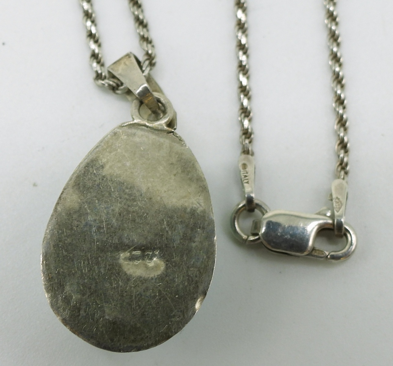 Larimar Sterling Necklace & Ring