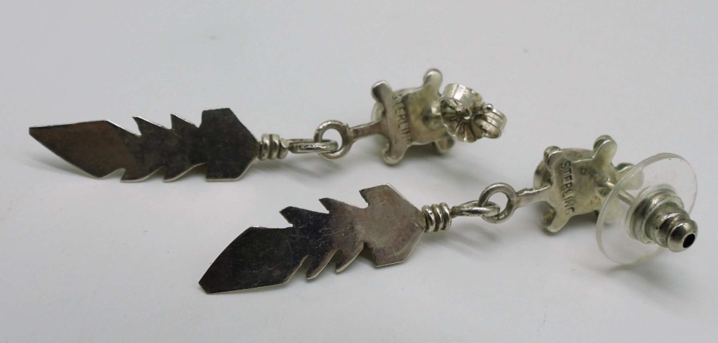 Liquid Sterling Heishi Necklace & Zuni Earrings