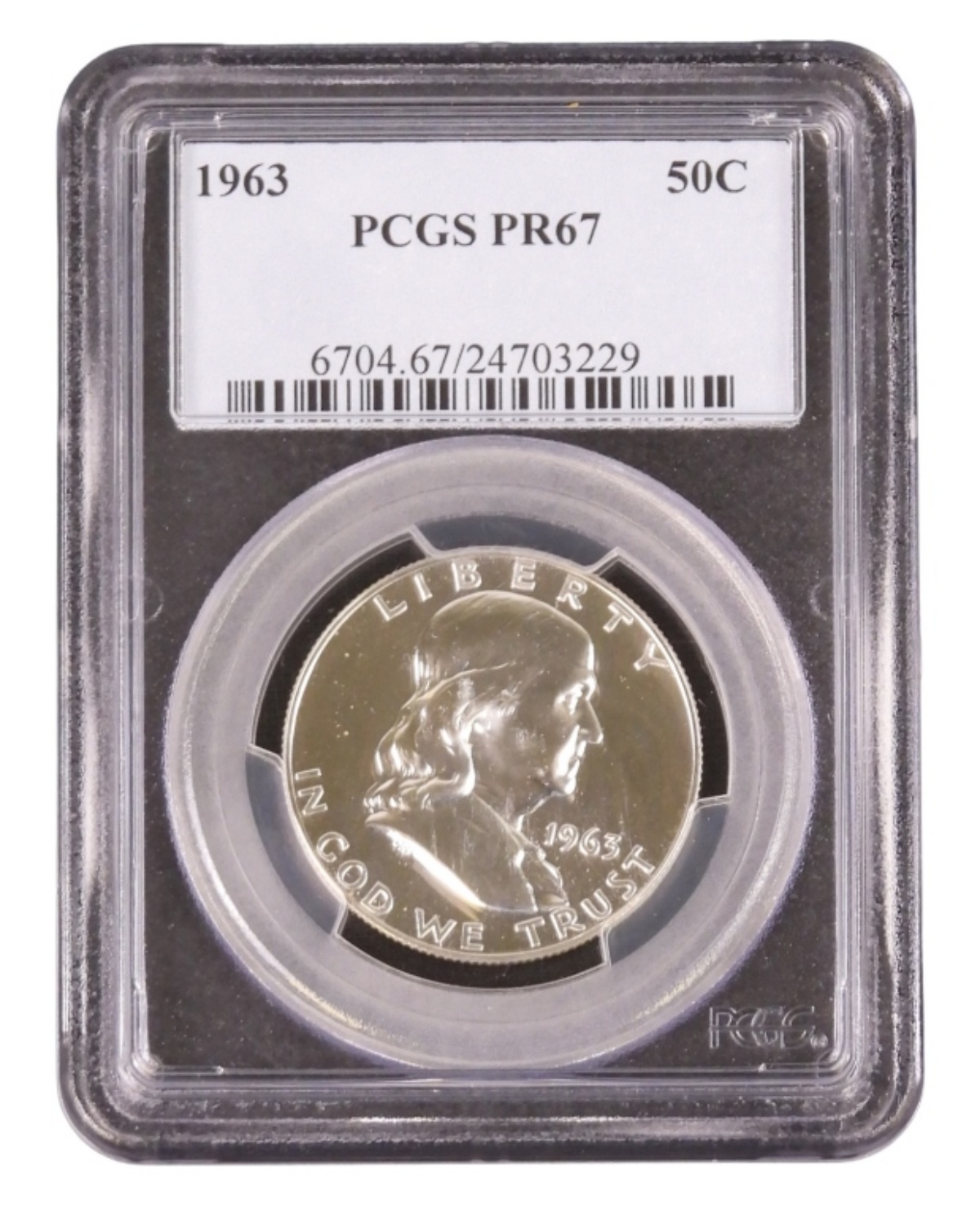 1963 Franklin Half Dollar PF67 PCGS