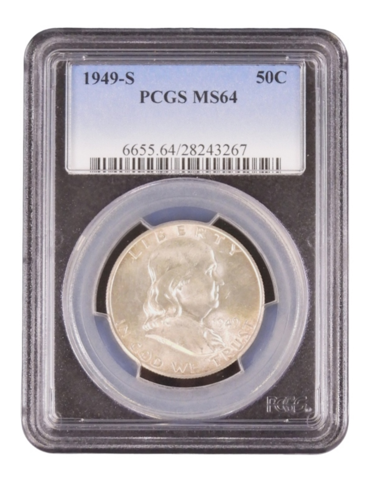 1949-S Franklin Half Dollar MS64 PCGS