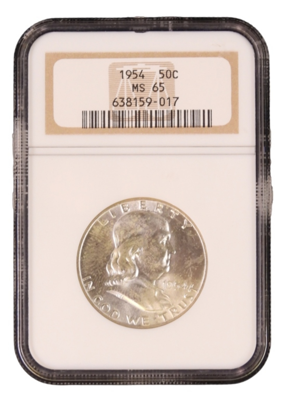 1954 Franklin Half Dollar MS65 NGC
