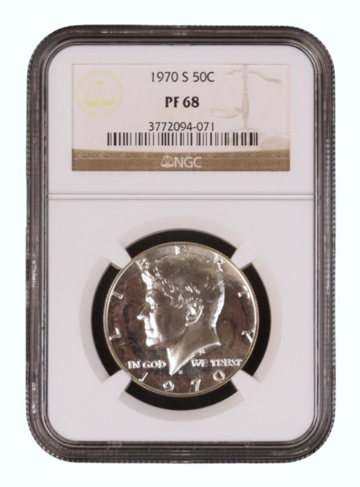 1970-S Kennedy Half Dollar PF68 NGC