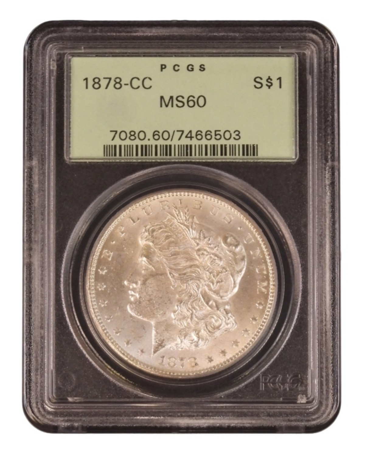 1878-CC Morgan Dollar MS60 PCGS