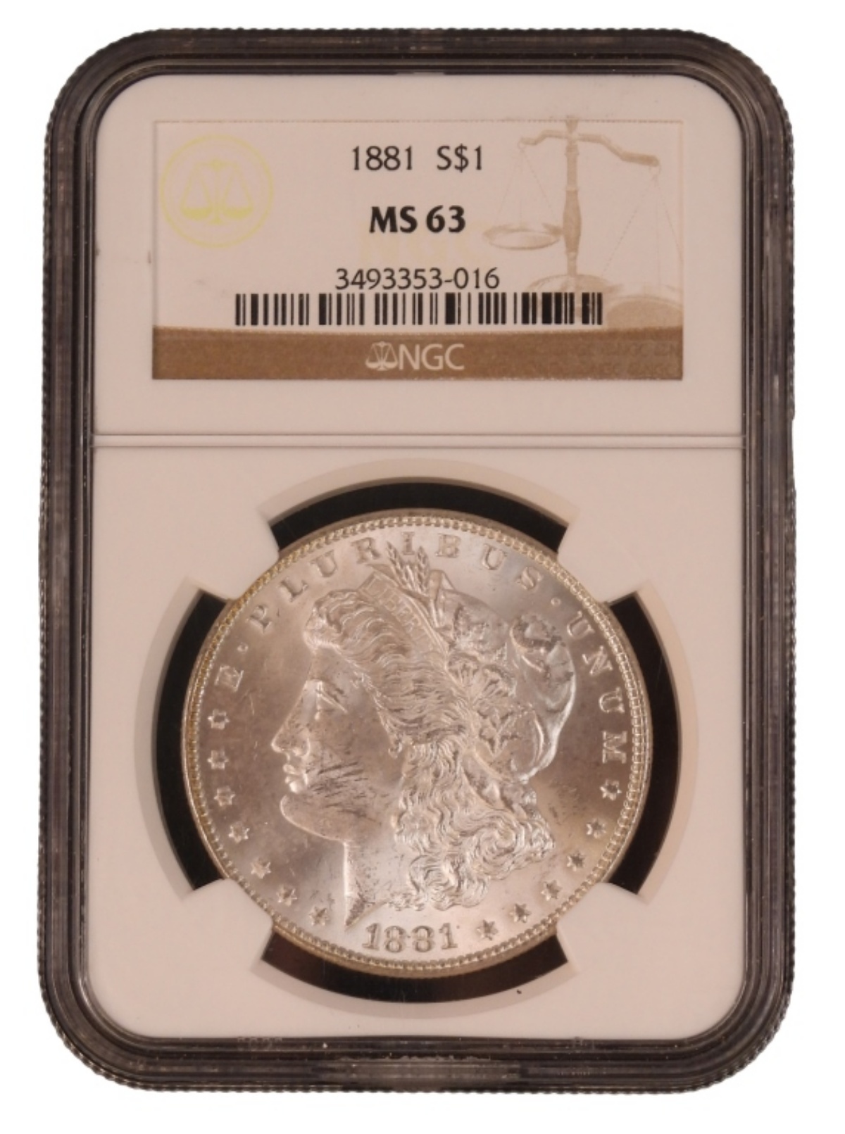 1881 Morgan Dollar MS63 NGC