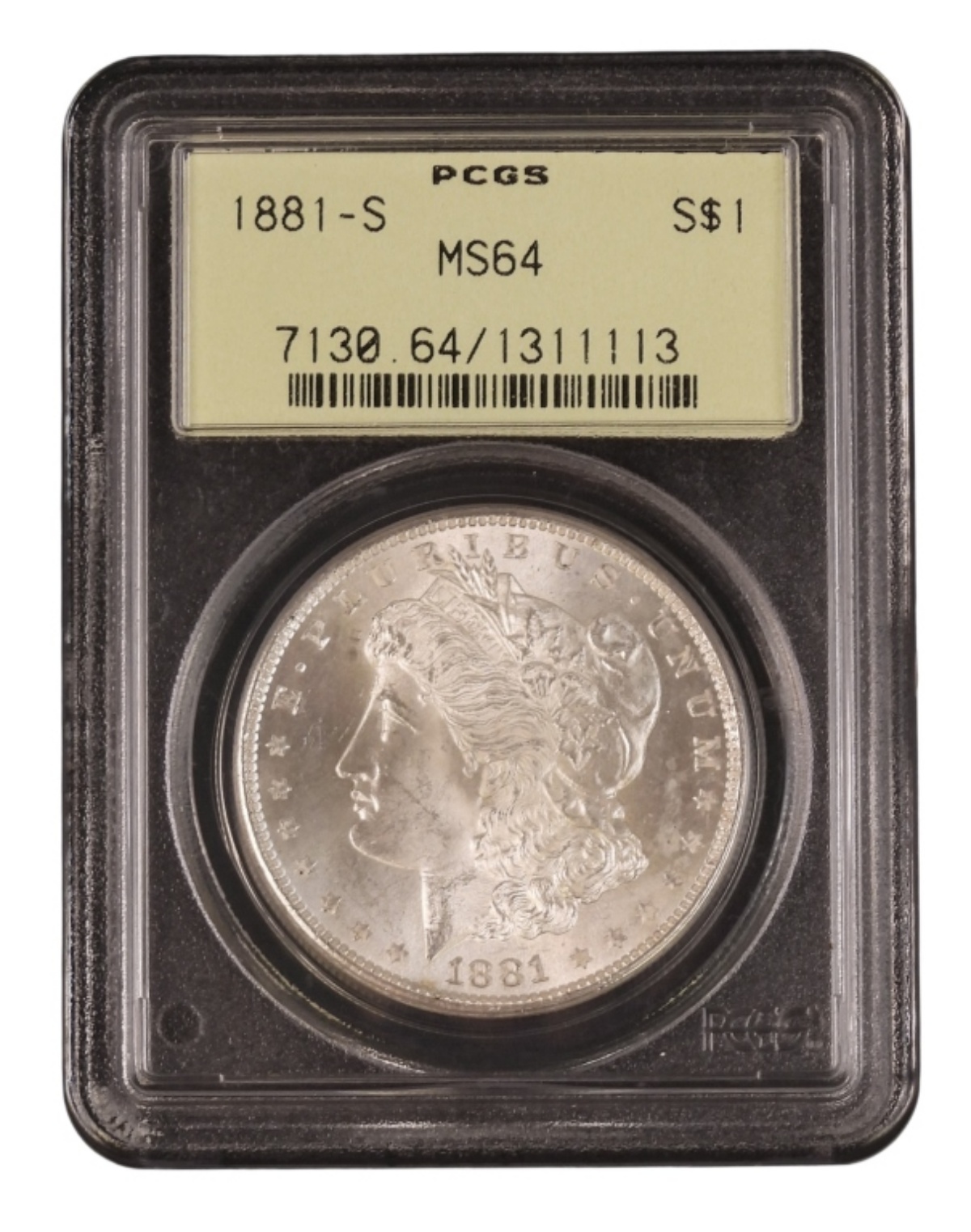 1881-S Morgan Dollar MS64 PCGS